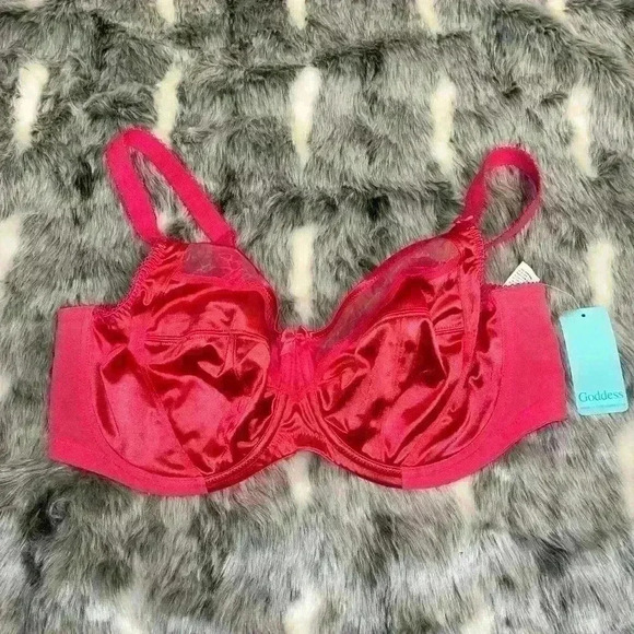 NWT Goddess Kiera bra in hot pink SZ 40DD - Picture 5 of 9